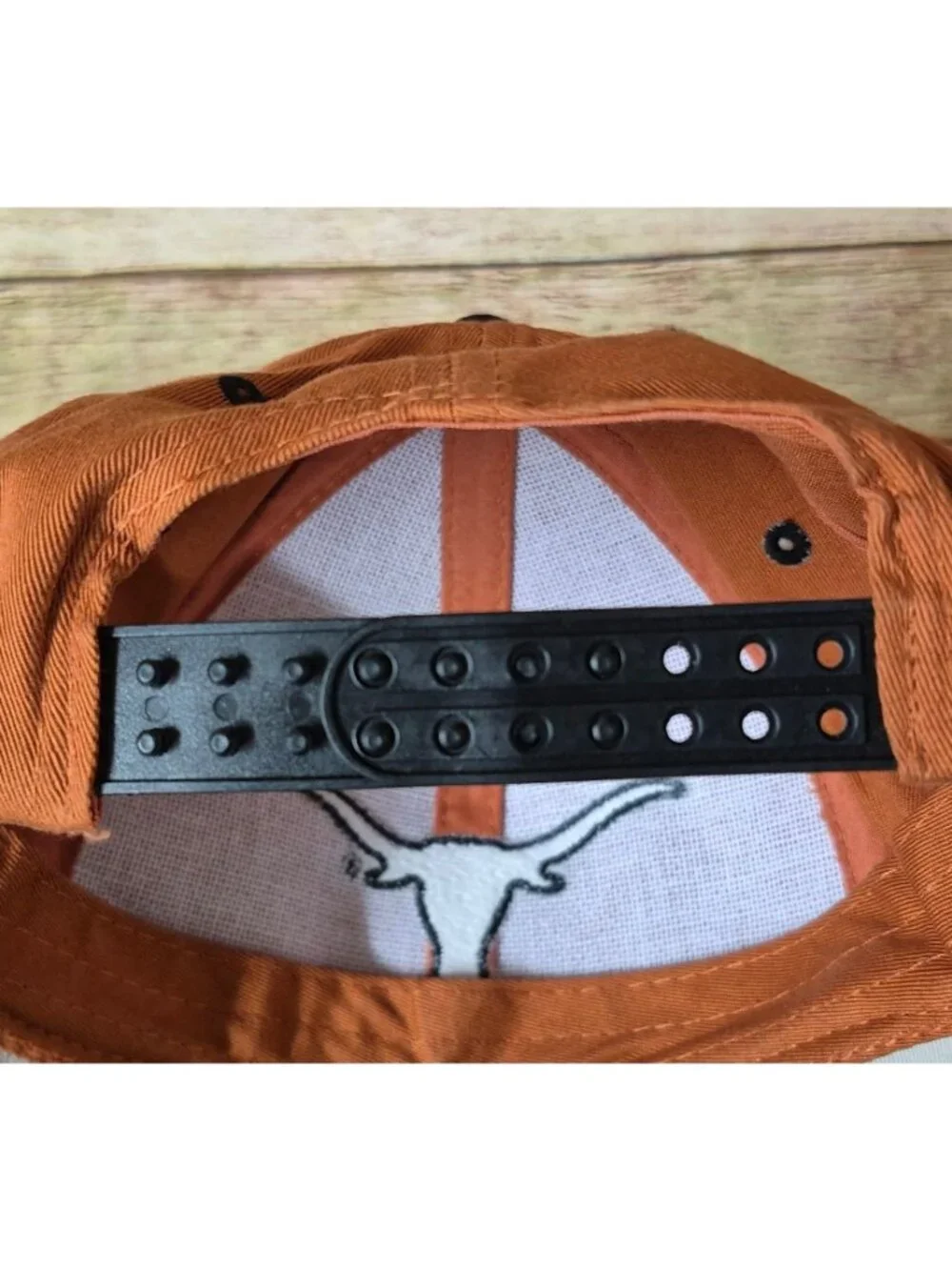 Texas Longhorns Orange Baseball Cap Hat Embroidered Black Bill NCAA Cotton OSFA